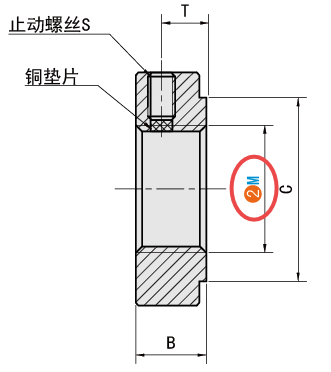 M（螺孔大小）