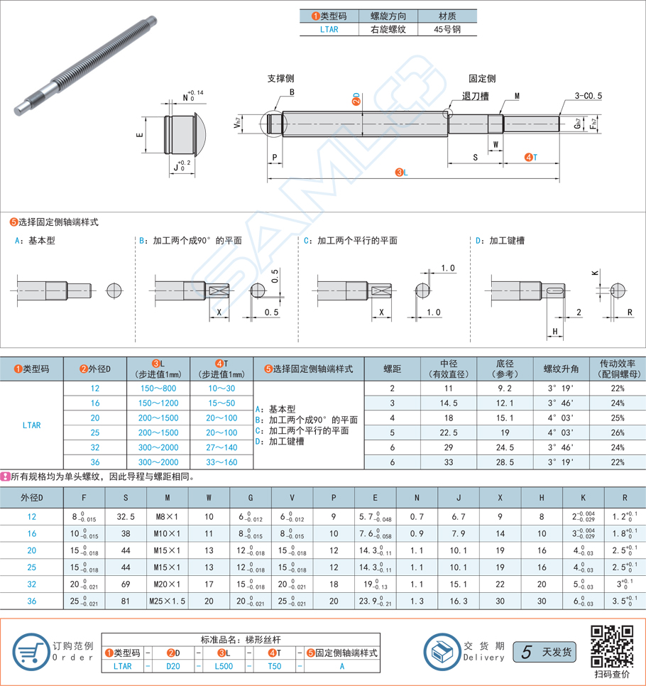 梯形絲桿的最大承載力是多少